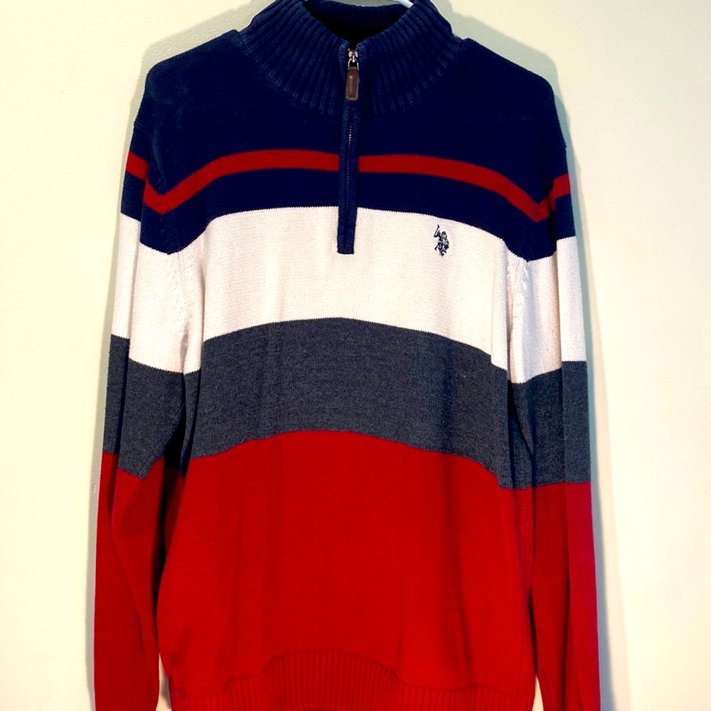 Mens Ralph Lauren Quarter-zip Sweater